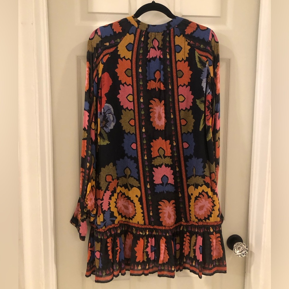💥 FARM RIO Tapestry Mini Dress Sz S - Picture 8 of 9